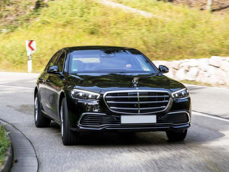 MERCEDES BENZ S CLASS CHAUFFEUR HIRE IN NICE