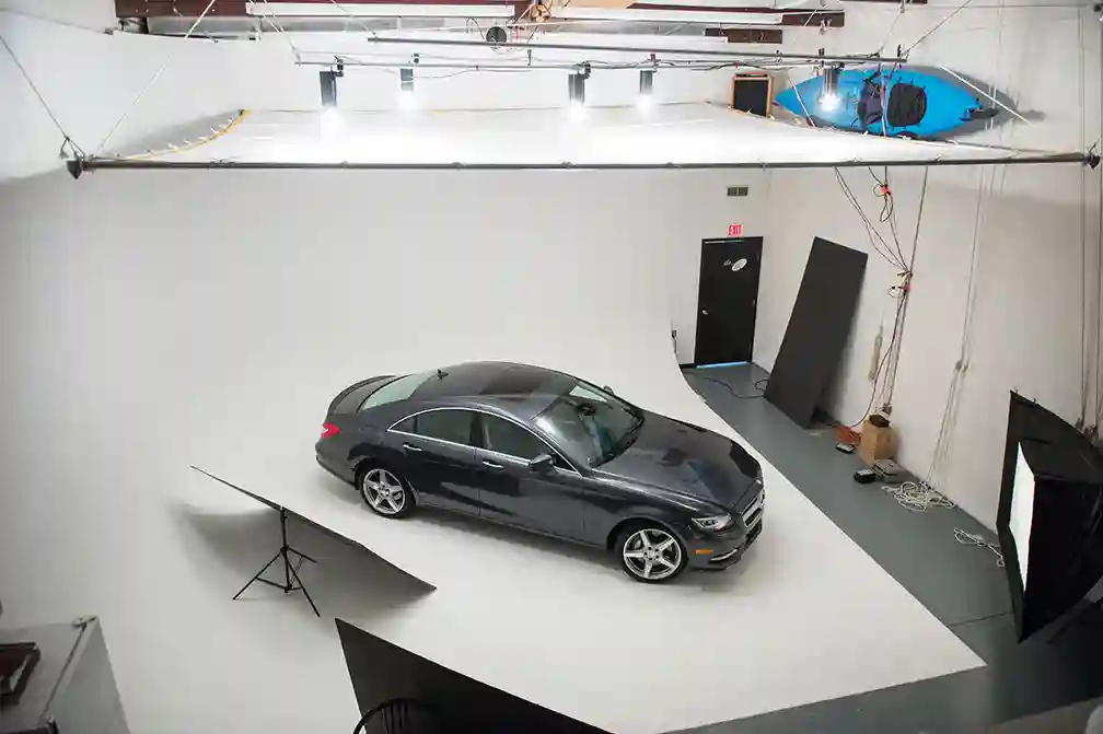Supercar inside the Studio for a Photoshoot