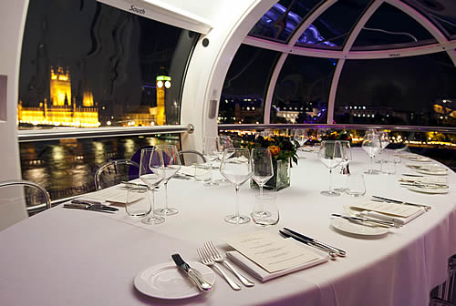 London Eye Luxury Experience With Dinner And Rolls Royce Phantom Chauffeur For The Evening