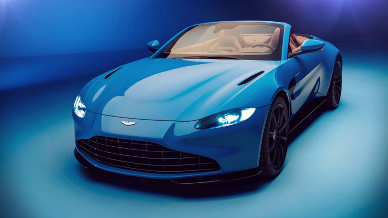 Aston Martin Vantage Roadster hire UK – 503HP open-top sports car self-drive