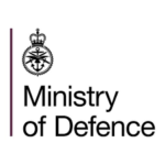 Black and White Logo of The Ministry of Defence