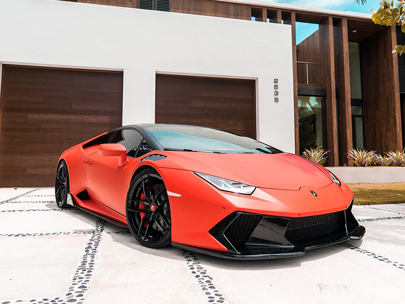 Starr Luxury Cars Lamborghini Huracan Vorsteiner Miami Hire