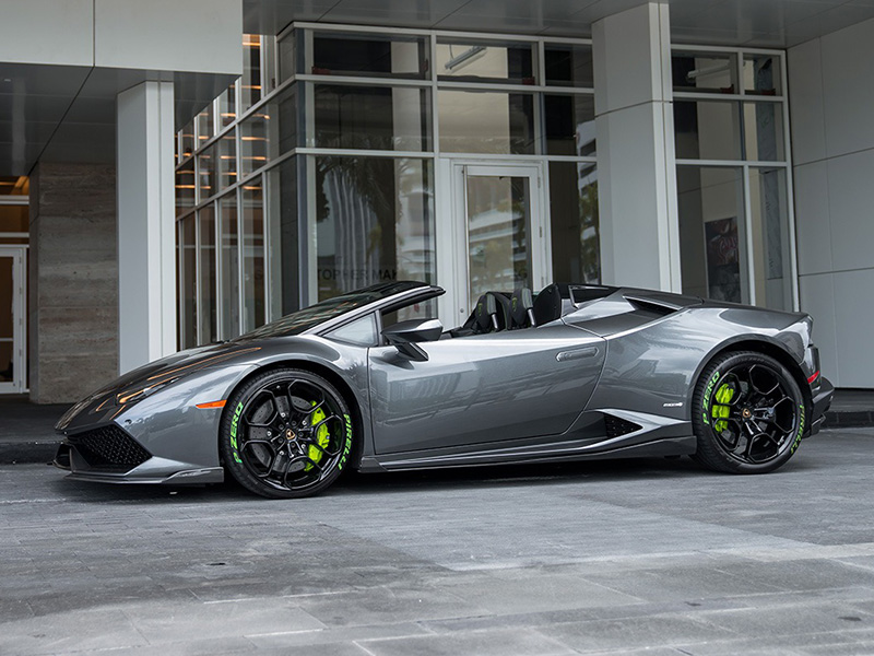Starr Luxury Cars Lamborghini Huracan Spyder Miami Hire