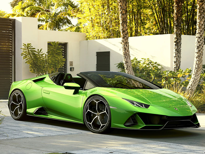 Starr Luxury Cars LA Lamborghini Huracan EVO Spyder Los Angeles Hire