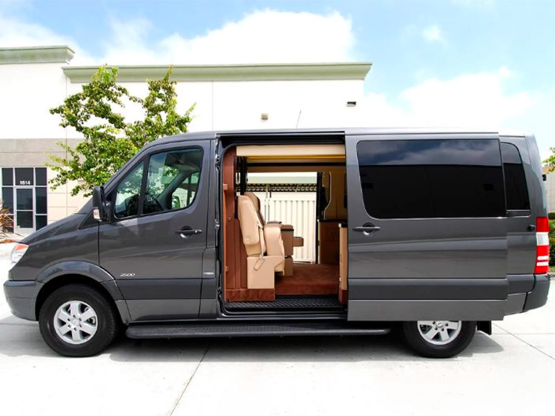 Chauffeur van on sale