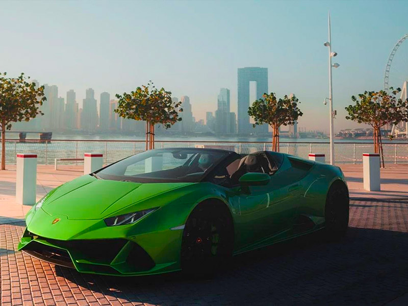 Starr Luxury Cars Lamborghini Huracan Evo Spyder Dubai 2023