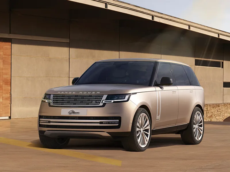 Range Rover Vogue gold colour