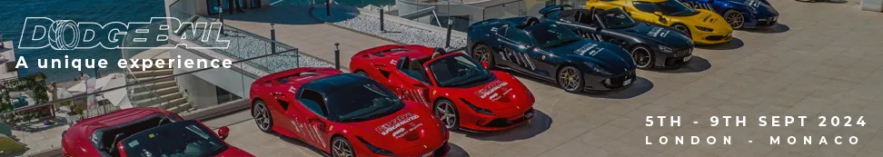SLC - The Dodgeball rally, London to Monaco 5th September until 9th, Join us an book your Early bird entry - UK, London, Mayfair