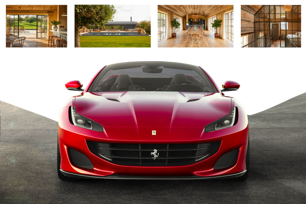 The Lavish Getaway Latimer Farm & Ferrari Portofino