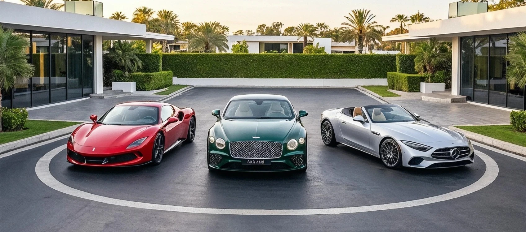 Supercars for road trip
