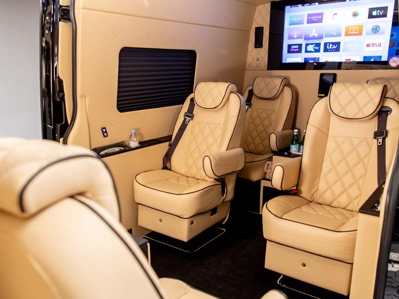 Starr Luxury Cars - Luxury Airport Chauffeur Service Best Coveted Luxury Exotic Cars - Book, Hire, Rent Chauffeur Service, and Self-Hire Service. Mercedes Benz Sprinter - London Mayfair, UK