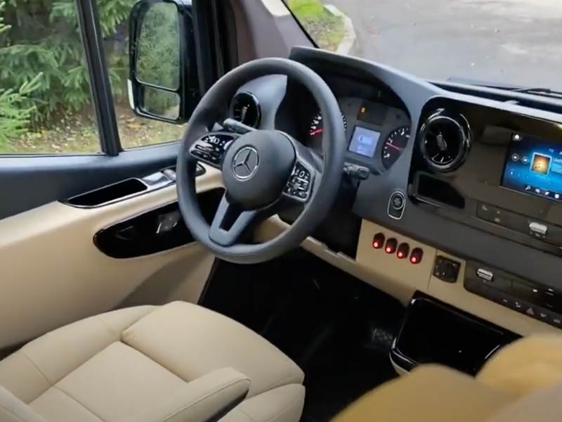 Starr Luxury Cars - Luxury Airport Chauffeur Service Best Coveted Luxury Exotic Cars - Book, Hire, Rent Chauffeur Service, and Self-Hire Service Mercedes Benz Sprinter - Neom city in Emirates