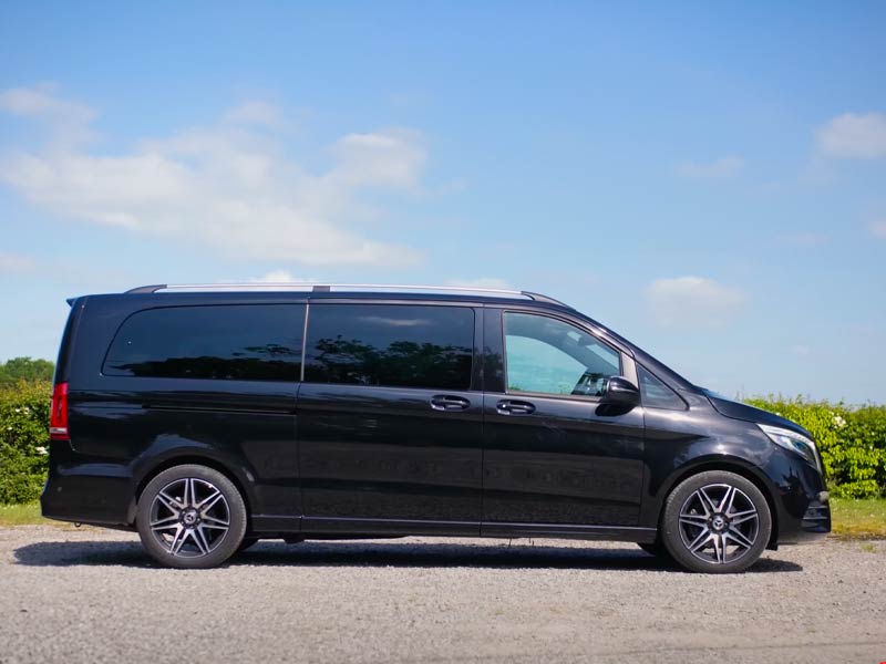 Starr Luxury Cars - Luxury Airport Chauffeur Service Best Coveted Luxury Exotic Cars - Book, Hire, Rent Chauffeur Service, and Self-Hire Service Mercedes Benz V Class - Neom city in Emirates