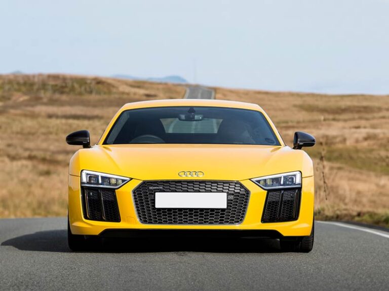Audi R8 V10 Plus yellow colour