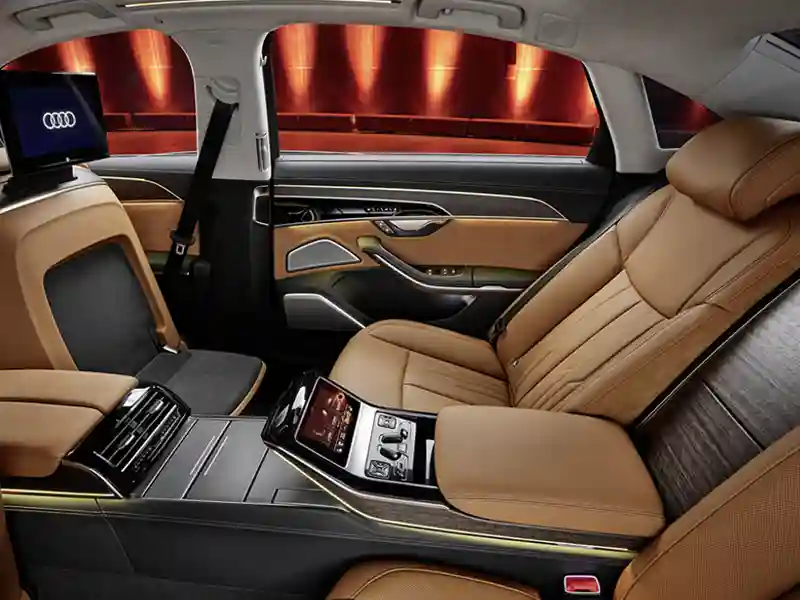 Leather back interiors Audi A8