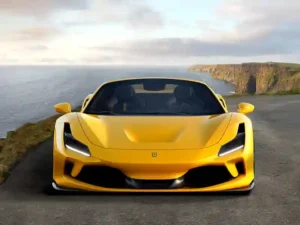 Ferrari F8 Spider in Yellow Colour