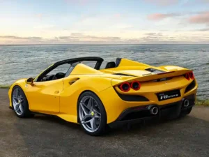 Ferrari F8 Spider in Yellow Colour