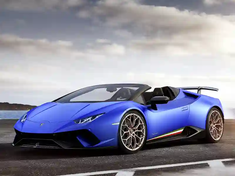 Lamborghini Huracan Spyder - Blue colour