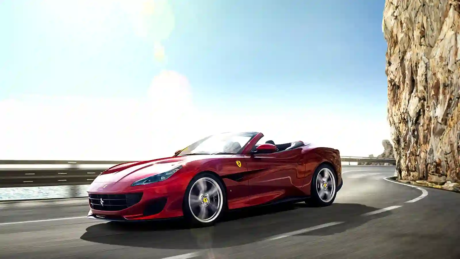 Ferrari Portofino red colour