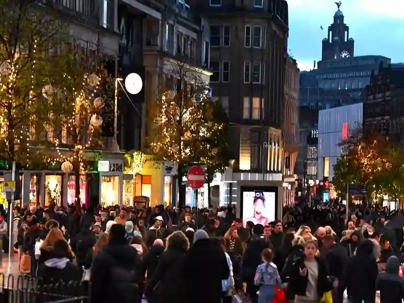 Liverpools's city centre
