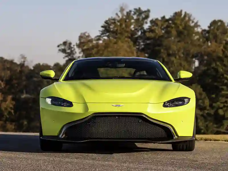 Aston Martin Vantage electric green