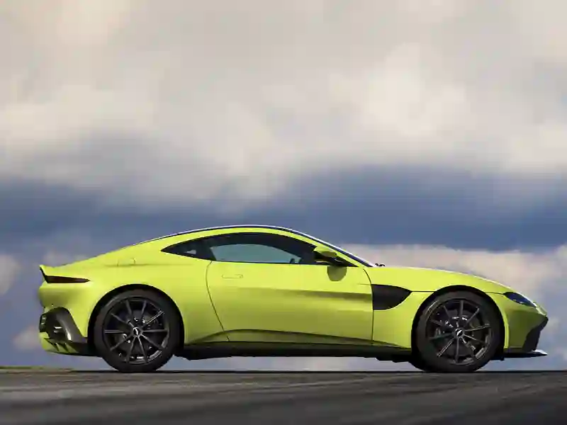 Side of the Aston Martin Vantage