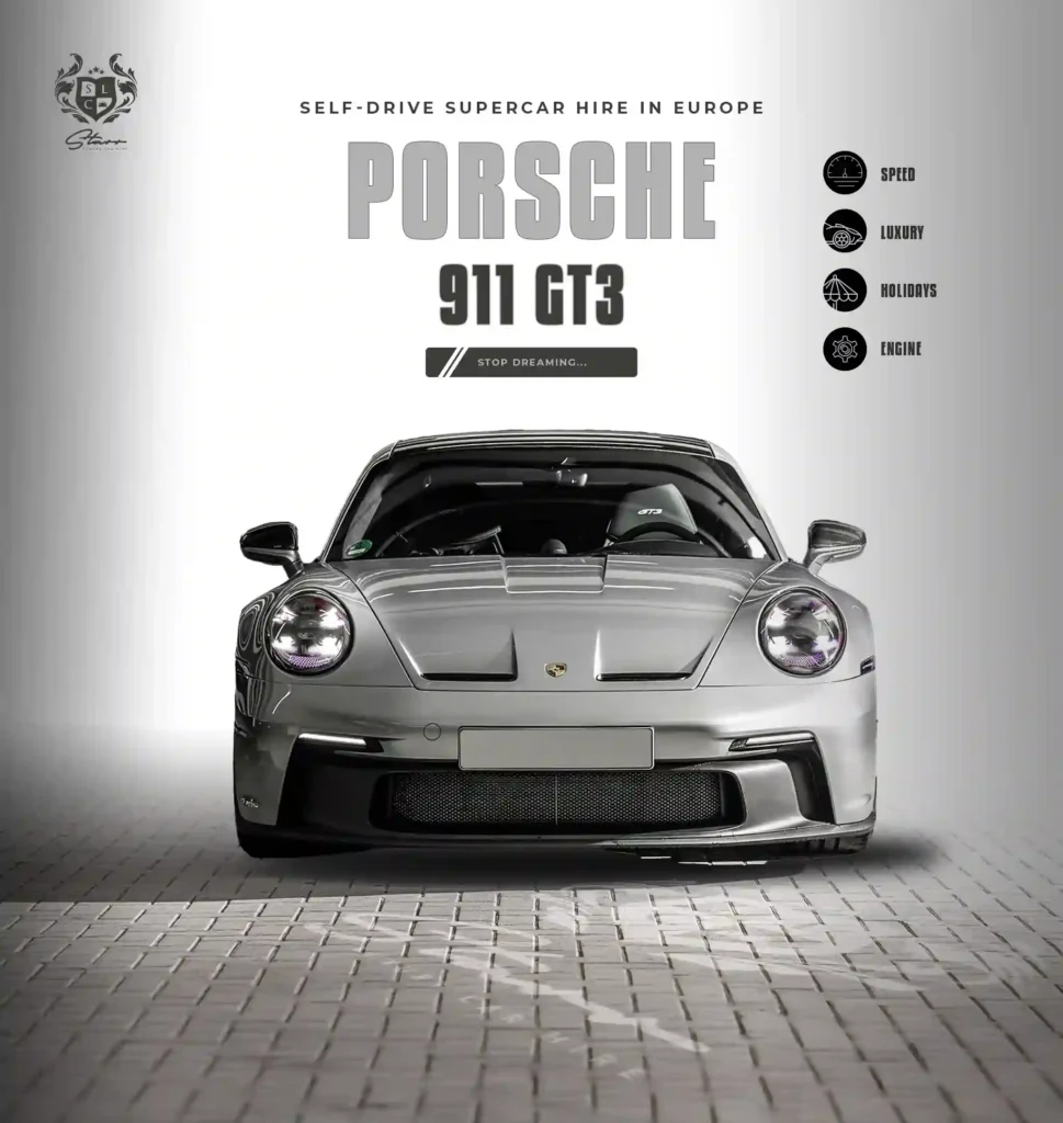 Porsche 911 GT3 silver colour