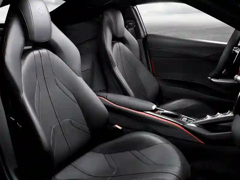 Interiors of the Ferrari 812 Superfast