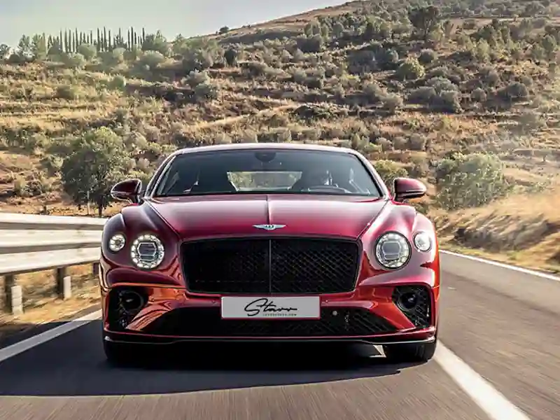 Bentley Continental GTS red colour