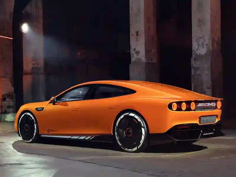 Orange Mercedes Benz concept