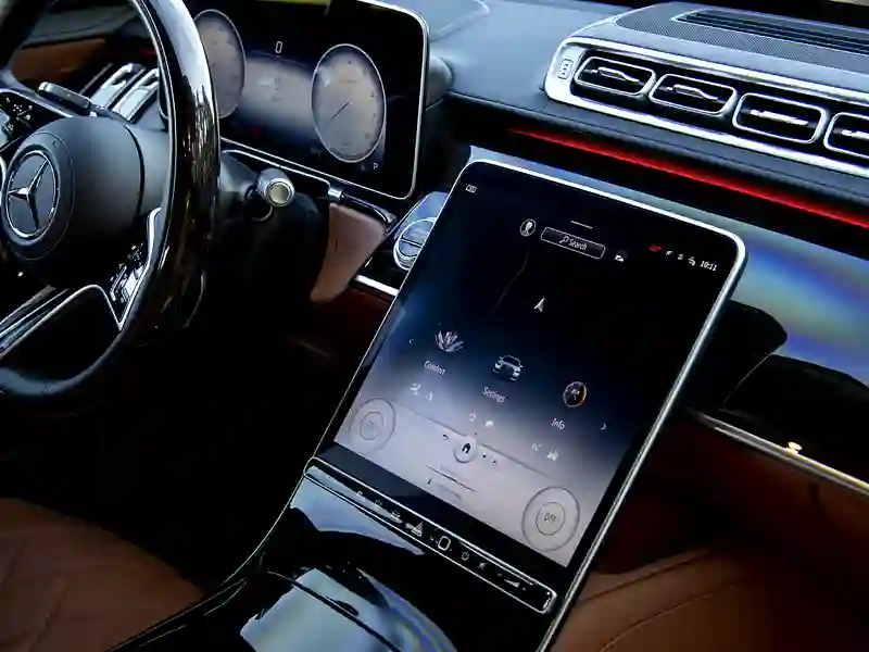 Armoured Mercedes Benz S-Class interiors