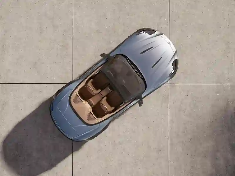 Aerial viewing of the DB12 Volante