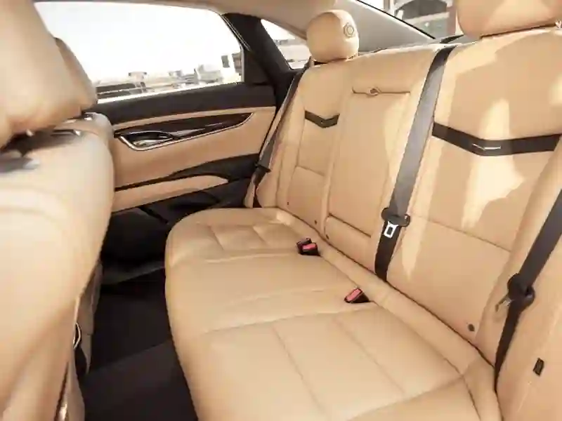 Back seats of the Cadillac XTS