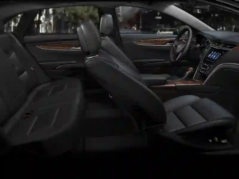 Back interiors of the Cadillac XTS