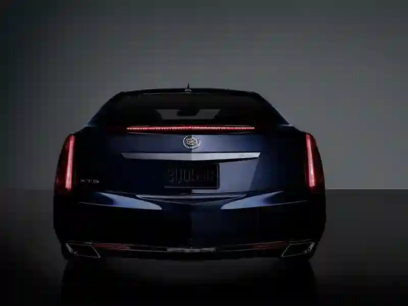 Back view of the Cadillac XTS