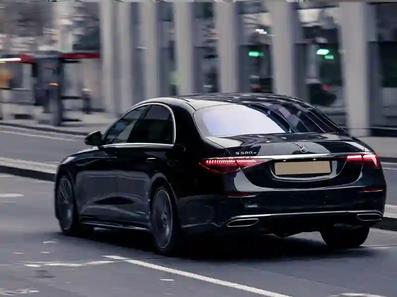 Back of the Mercedes Benz S-Class