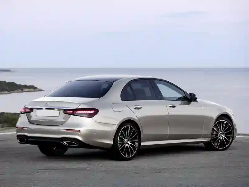 Back of the Mercedes Benz E Class