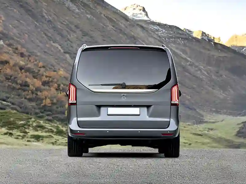 Back of the Mercedes Benz V-Class