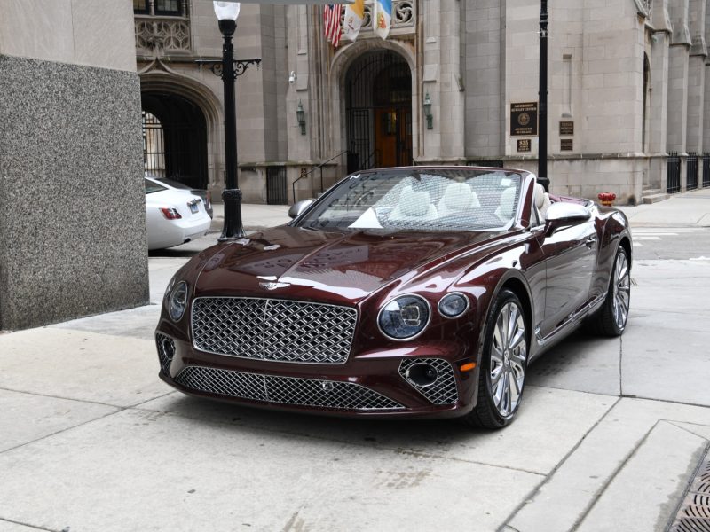 BENTLEY CONTINENTAL GTC MULLINER red