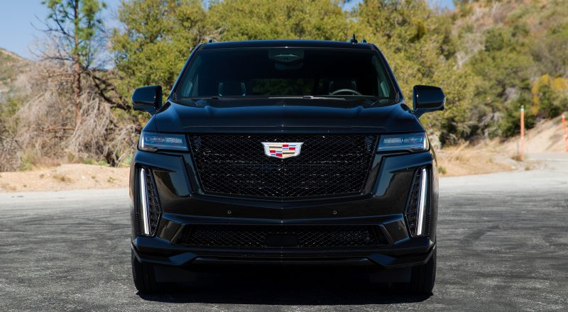 CADILLAC ESCALADE - black front view