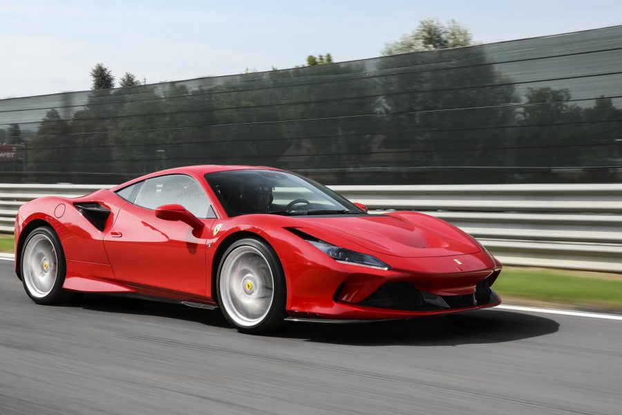 Ferrari F8 Tributo red