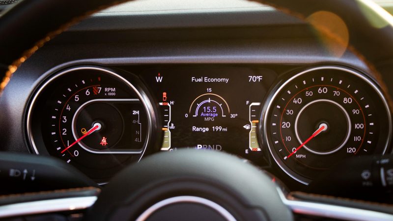 JEEP GLADIATOR CONVERTIBLE speedometer