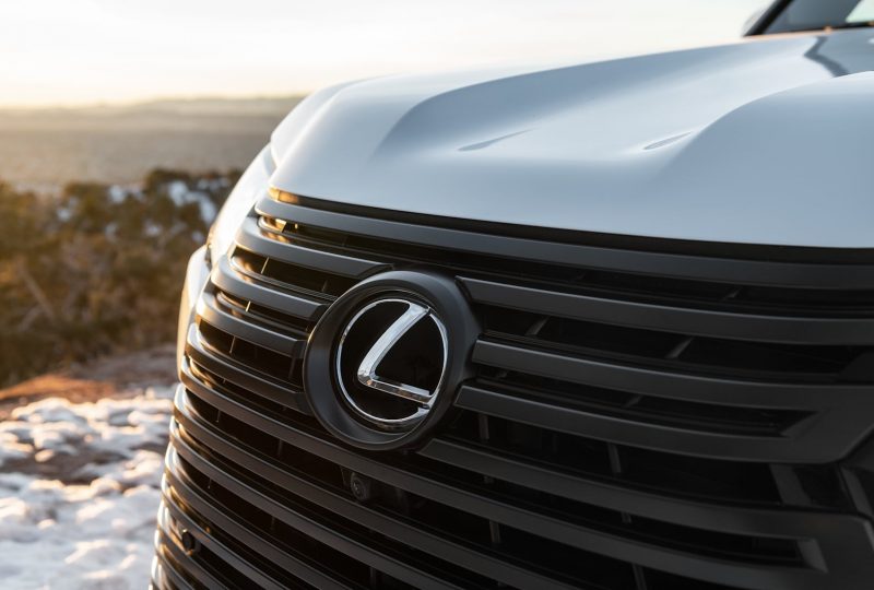 LEXUS LX front grill with crest