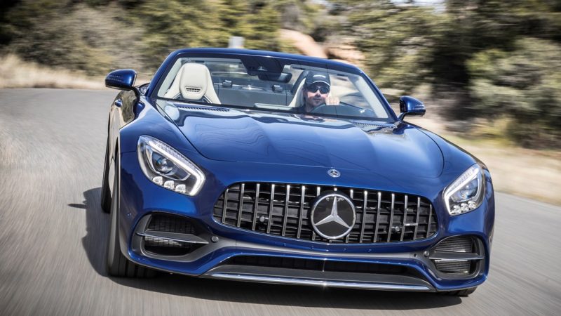 MERCEDES AMG GT ROADSTER - driven front view