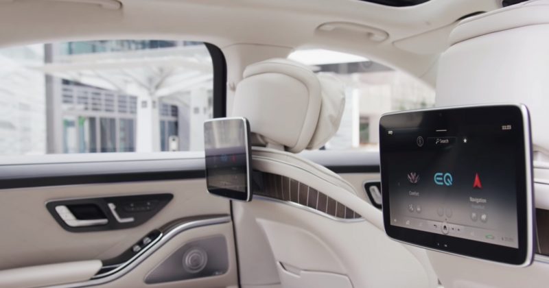 MERCEDES S CLASS back seat