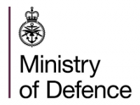 Black and White Logo of The Ministry of Defence