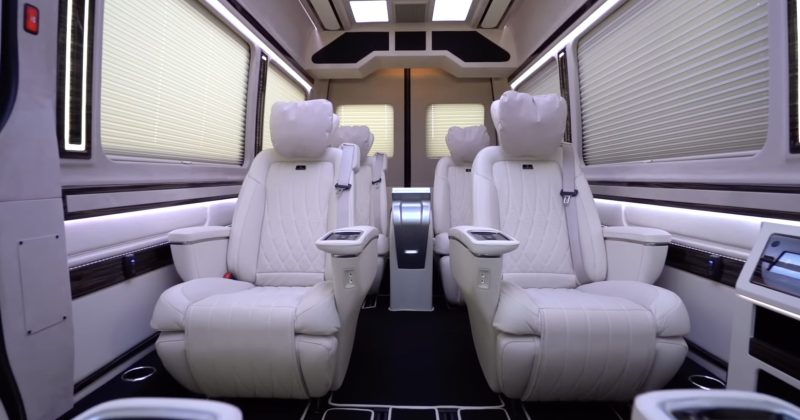 Mercedes Jet Sprinter white interior