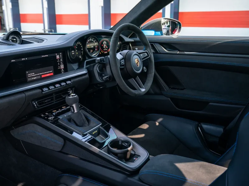Porsche GT3 interior