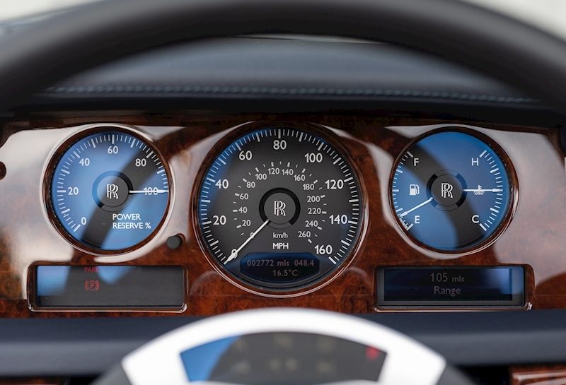 ROLLS ROYCE PHANTOM DROPDEAD dash-speedometer