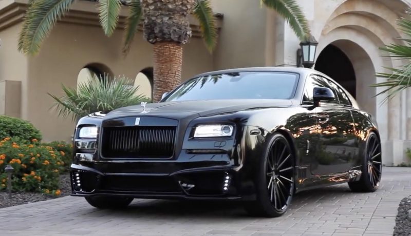 ROLLS ROYCE WRAITH WALD - black